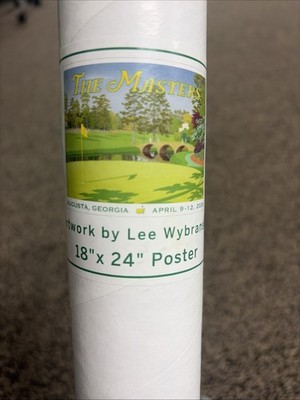 Official 2026 Masters Tournament Golf Poster 18