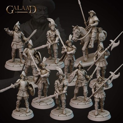 Conquistador Miniatures | Fantasy Miniatur | Galaad Miniatures