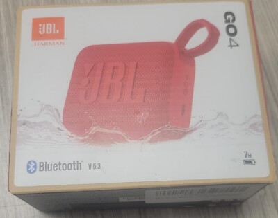 JBL Go 4 Ultra-Portable Waterproof Dustproof Bluetooth Speaker Up to 7 Hours Go4
