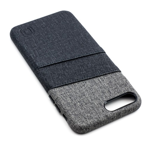 For iPhone 7 / 8 Plus; Slim 2 Card Holder Case, Dockem Luxe Wallet; Grey / Black - Picture 4 of 10