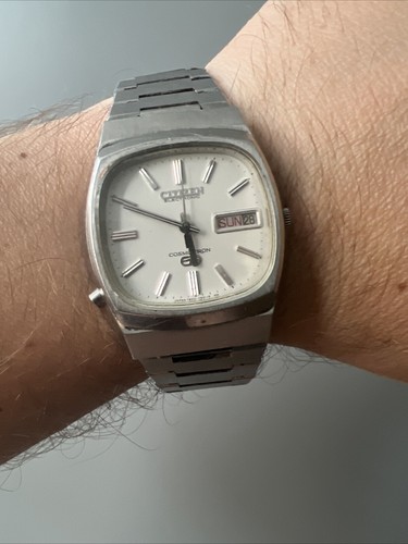 RELOJ CITIZEN COSMOTRON 7803 CUADRADO ELECTRÓNICO CABALLERO AÑOS 70 - LEER DESCRIPCIÓN - Imagen 12 de 16
