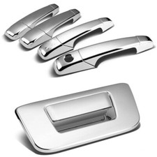 2007-2013 Chevy Silverado Gmc Sierra Chrome 4dr Handle Tailgate Covers Overlay 2007-2013 Chevy Silverado Gmc Sierra Chrome 4dr Handle Tailgate Covers Overlay