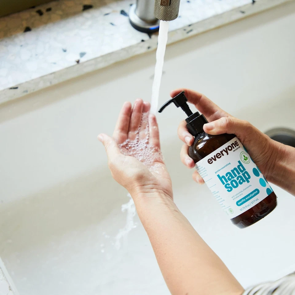 Everyone Liquid Hand Soap, 12.75 Ounce (Pack of 3), Pacific Eucalyptus, Plant... - Image 4 of 4