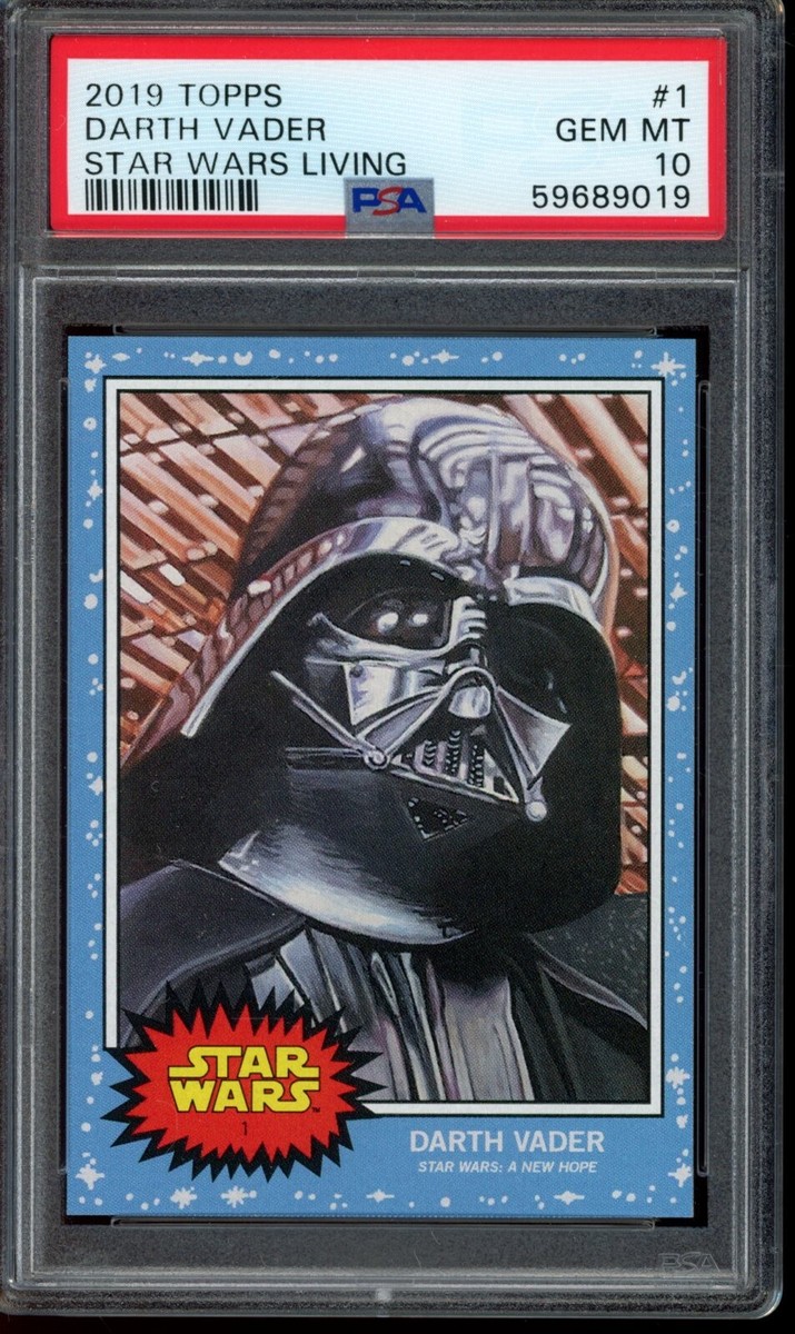 2019 Topps Star Wars Living Set #1 Darth Vader PSA 10 Gem Mint SP