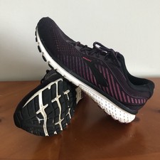 brooks ghost 12 womens black hollyhock pink