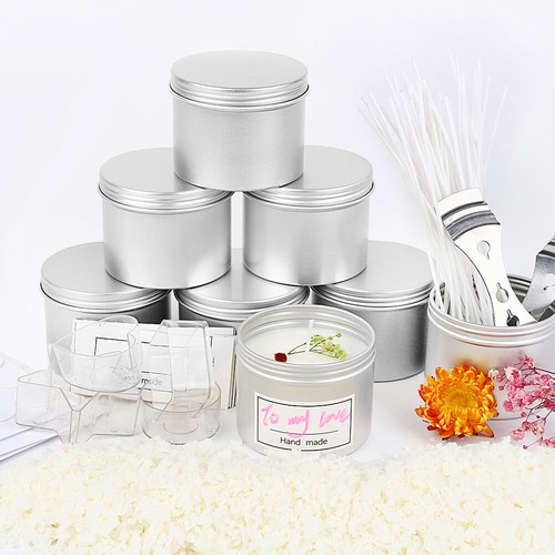 50ml/100ml/200ml Candle Making Tins Empty Storage Jars Can with Lids Gift AUS - Picture 37 of 128