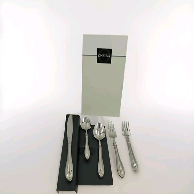 Oneida Sheraton 5 Piece Place Setting 18/20 Stainless Flatware NEW Single Settin