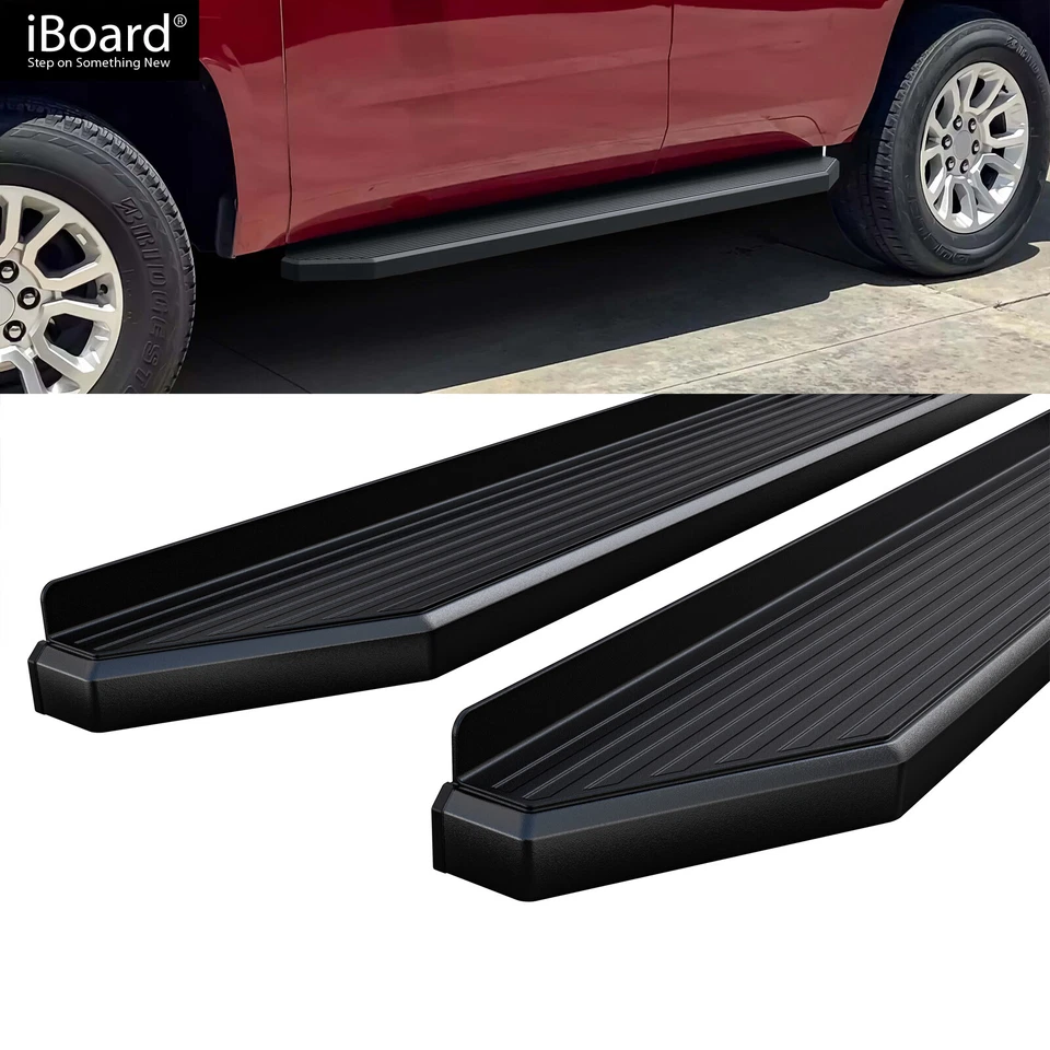APS Running Board Black 6" Fit Chevy Suburban GMC Yukon XL 05-20 Foto 2 de 4