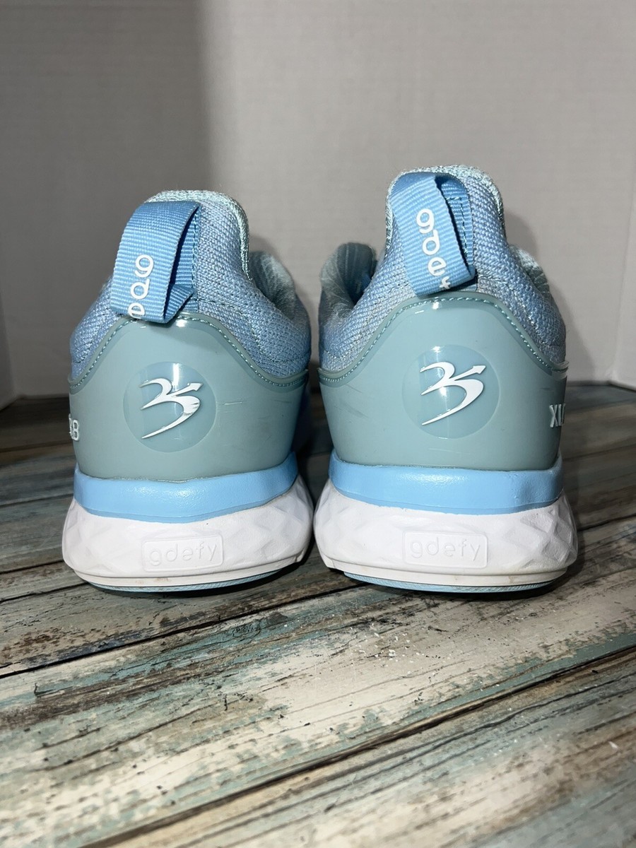 Gravity Defyer GDefy Blue XLR8 Run Athletic Shoes Sz 10.5 GDEFY XLR8 Run Gravity Defyer Light Blue White Womens 10  main image 3