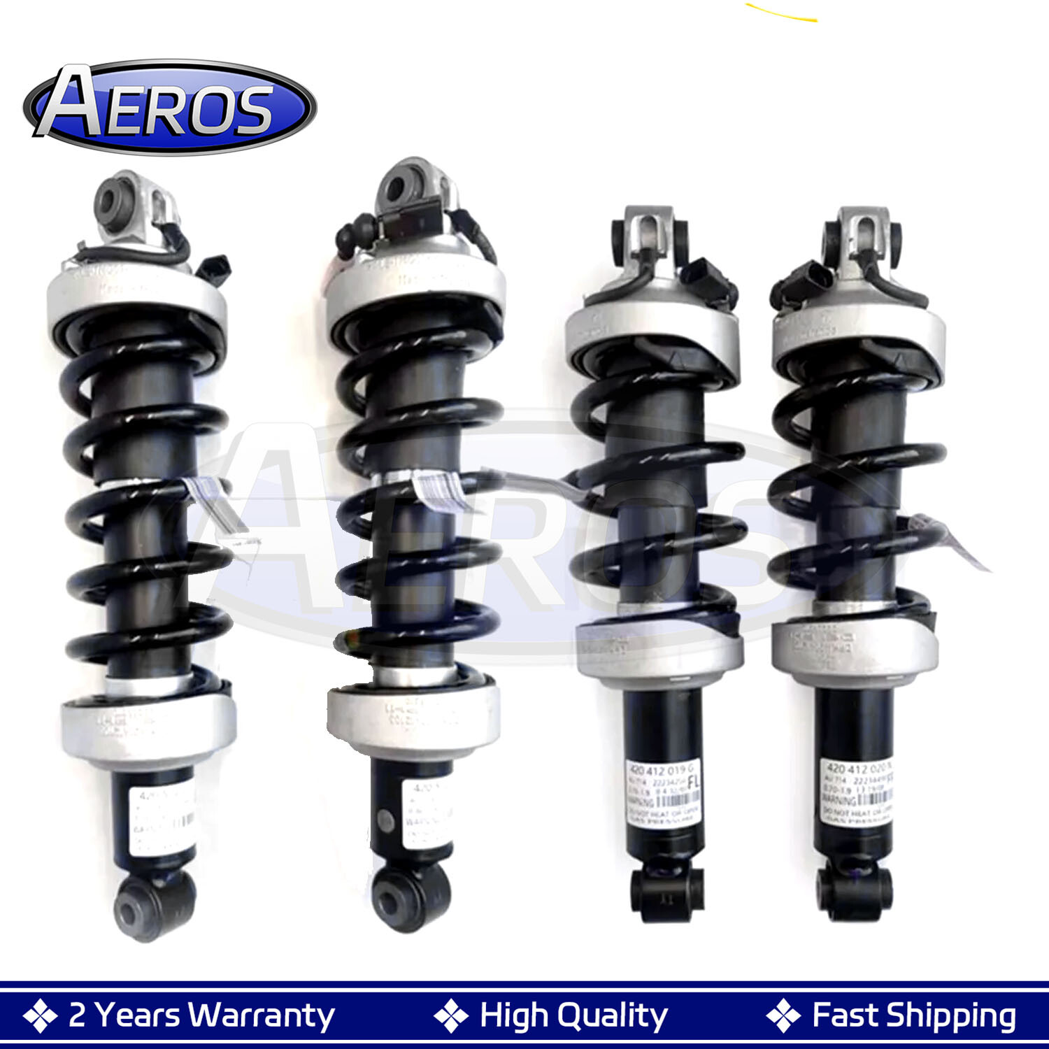 Full Set Front Rear Suspension Shock Struts Magnetic Ride Fit Audi R8 V8 07-15