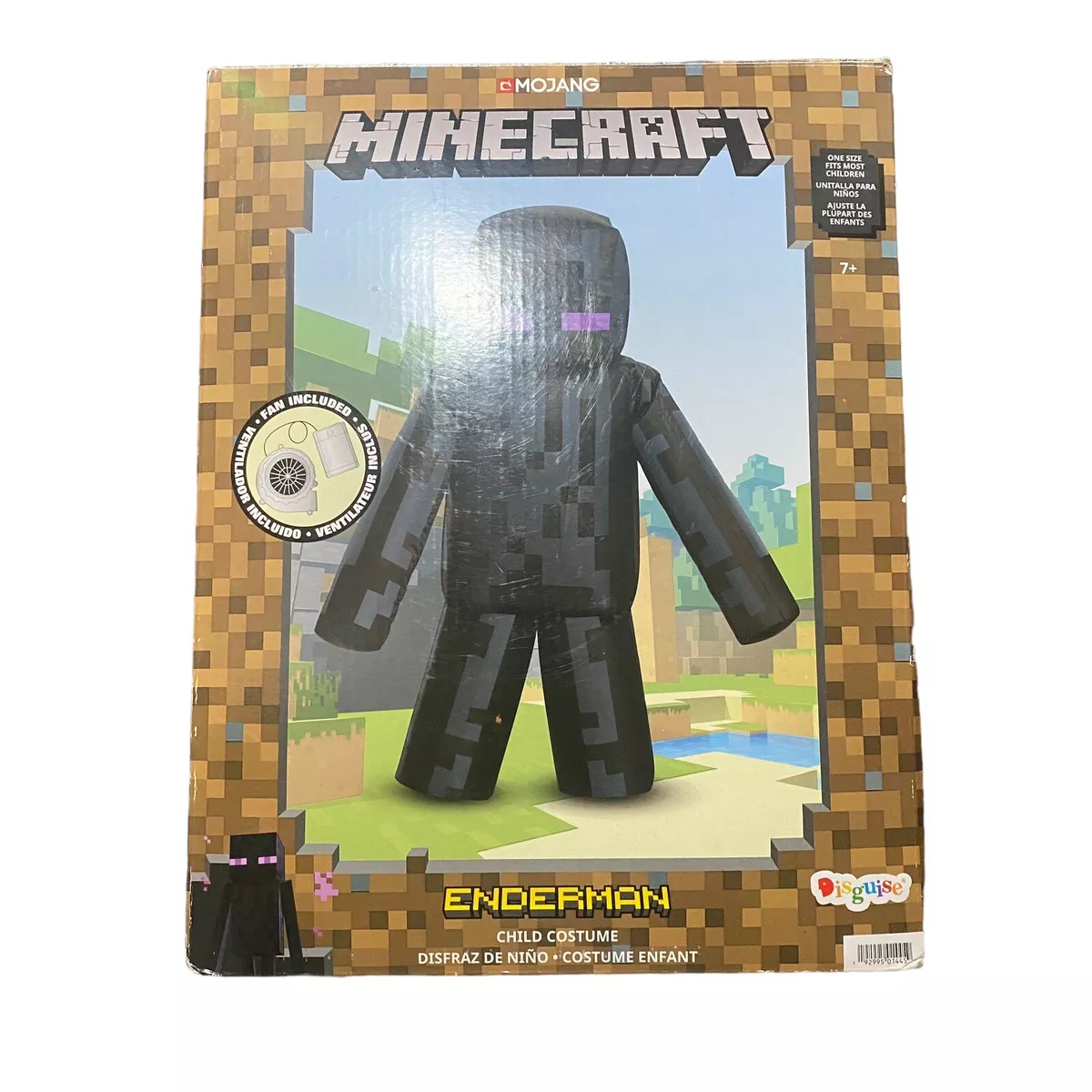 Minecraft Enderman Inflatable Halloween Costume & Fan One Size Fits Most  Child for sale online