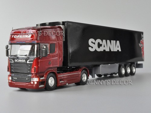 1:50 Scale Diecast Truck Model Toy Scania 730 Tractor With Container SemiTrailer - Picture 10 of 10