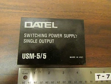 Datel Switching Power Supply Single Output USM-5/5 