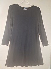 Old Navy Petites PS Black Long-Sleeve Mini Swing Dress NWT 753068