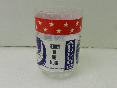 Apollo 12 Return To The Moon November 19 1969 USA Highball Glass Vintage - 第 1/6 張圖片