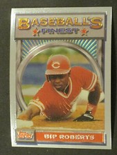 1993 TOPPS FINEST BIP ROBERTS CINCINNATI REDS CARD #15!!!!!!! 