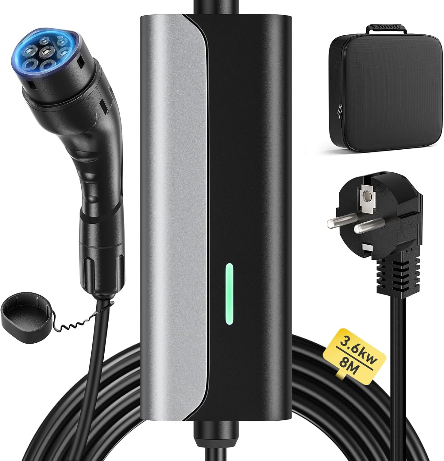 Chargeur EV Type 2 16A pour résoudre les pannes de batterie à domicile