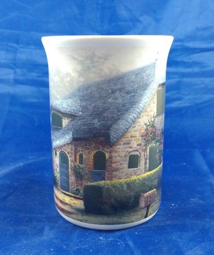 Thomas Kinkade Lilac Cottage Heat Changing Mug 4 1/4" - Picture 2 of 5
