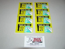 (2) MARS MEI BILL VALIDATOR (4) VN & AE DECAL STICKERS $1, $2, $5, $10 & $20