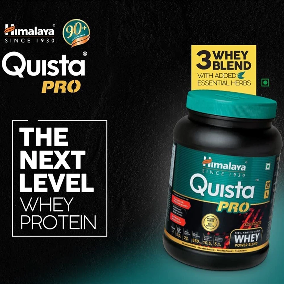 Himalaya Quista Pro Advanced Whey Protein 1kg chocolate Foto 4 de 4