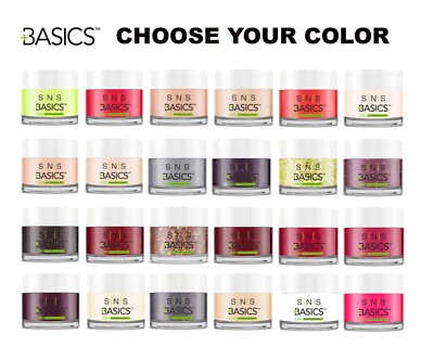 SNS Basics 2 in 1 Acryl & Tauchpulver 1,5oz/43g - WÄHLEN SIE IHRE FARBE