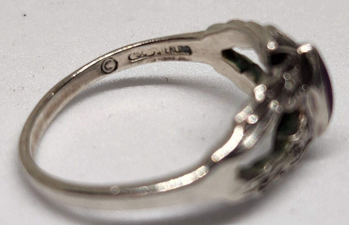 Silver Cloud Sterling Silver Sugilite Ring – Size… - image 11