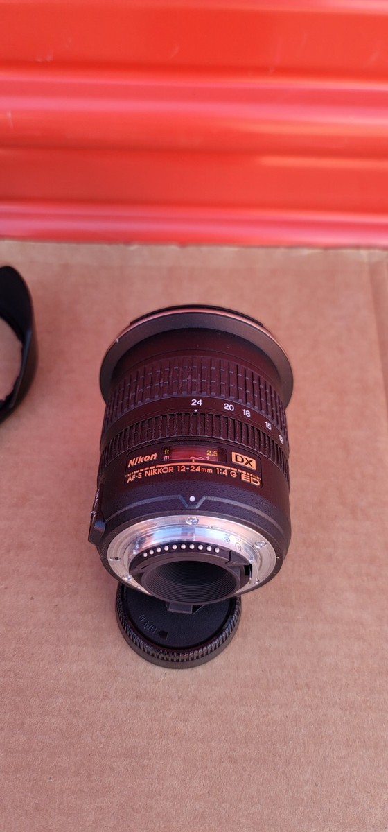 Nikon AF-S DX NIKKOR 12-24mm F/4G IF-ED Lens With Hood & Cap | eBay