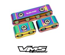 3pc Billet 8mm 9mm 10mm Wire Separators Dividers Spark Plug Jdm Neo Chrome Kit