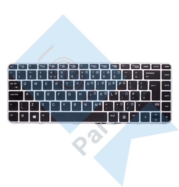 For HP EliteBook 840 G3 840 G4 848 G3 UK Laptop Keyboard &amp; Frame 836307-031 WN8960