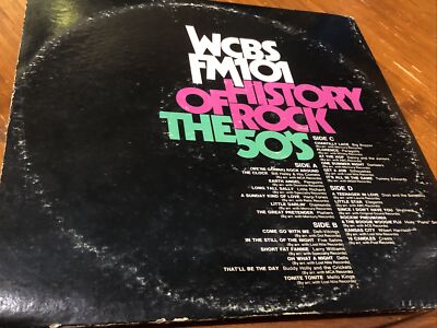 Various Artists 2-Disc Lp Wcbs Fm 101 History Of Rock The 50S On