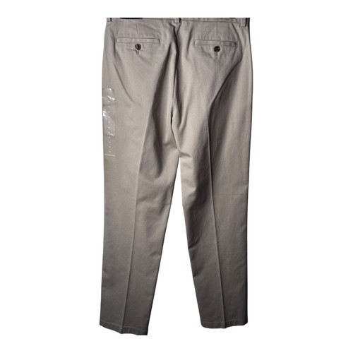 Brooks Brothers Fleece Size 18 /28 1/2. Beige Dress Pants Slash Pockets NEW - Picture 4 of 12