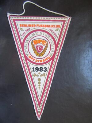 BFC Dynamo-Fussballmeister der DDR 1983,Wimpel,DDR Fußball-Oberliga