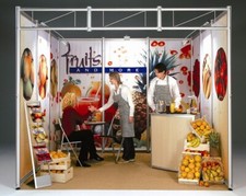 OCTANORM Octaquick Rückwände - individuell bedruckt oder unbedruckt weiß