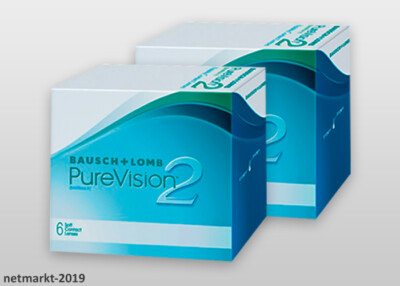Bausch&Lomb Kontaktlinsen PureVision 2HD 2x6 Stück Monatslinsen Night&Day