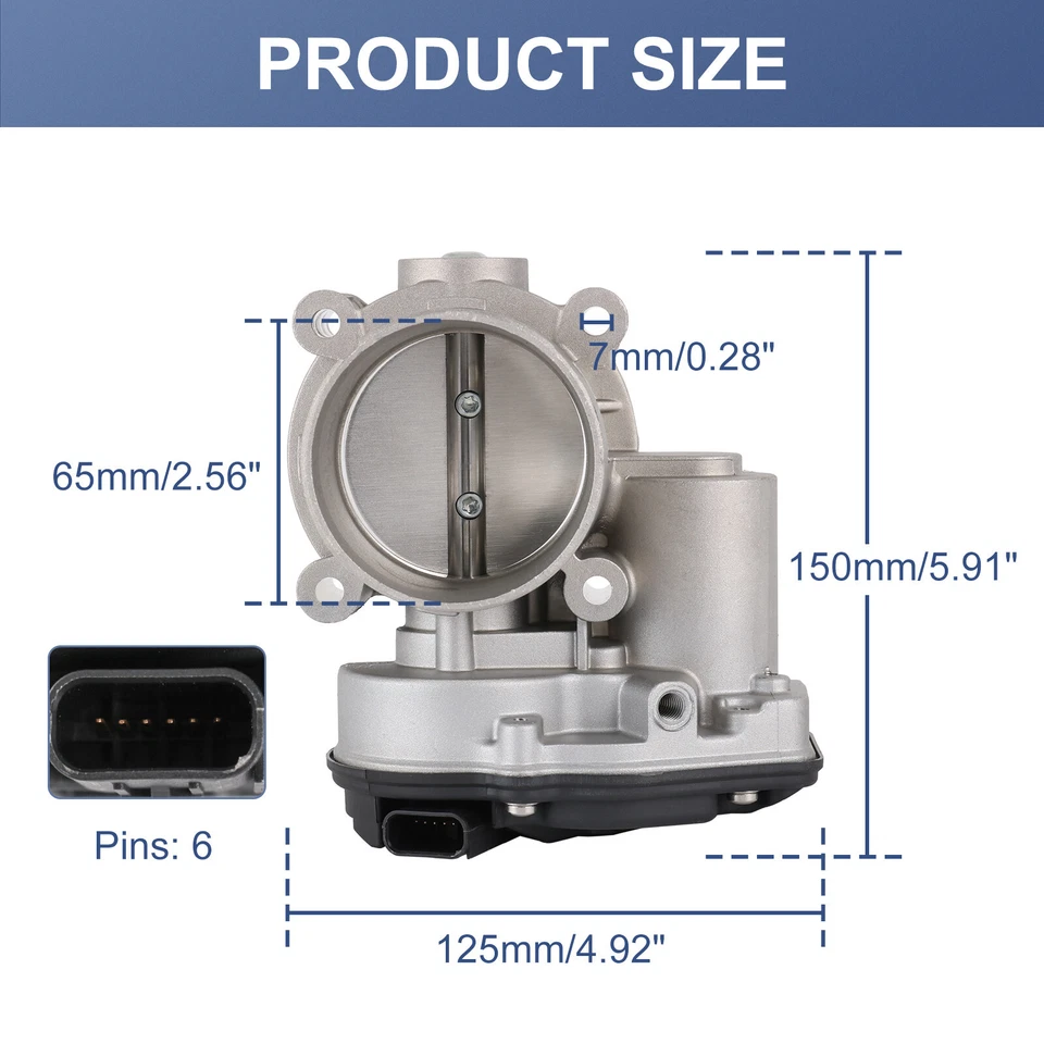 Conjunto de carrocería del acelerador para Mariner Tribute Escape Fusion MKZ nuevo Foto 2 de 4