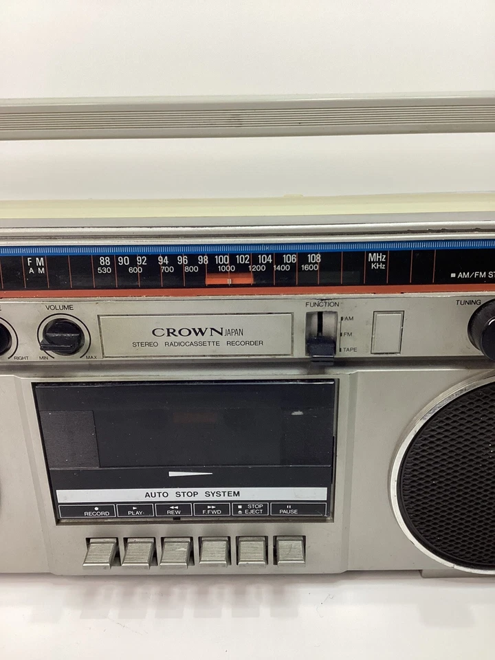 Винтажный Crown стерео радио рекордер модель: CSC-130 протестирован и работает - Изображение 4 из 4