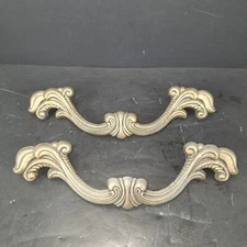 AICO Drawer Pull Set of 2 French Provincial Ornate Style 6" on Center