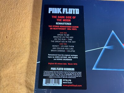 R5-88 PINK FLOYD Dark Side Of The Moon - SEALED - REMASTERED