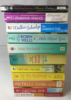 Lot of 11 Contemporary Romance Books Novels Paperback Life Love Women's Fiction