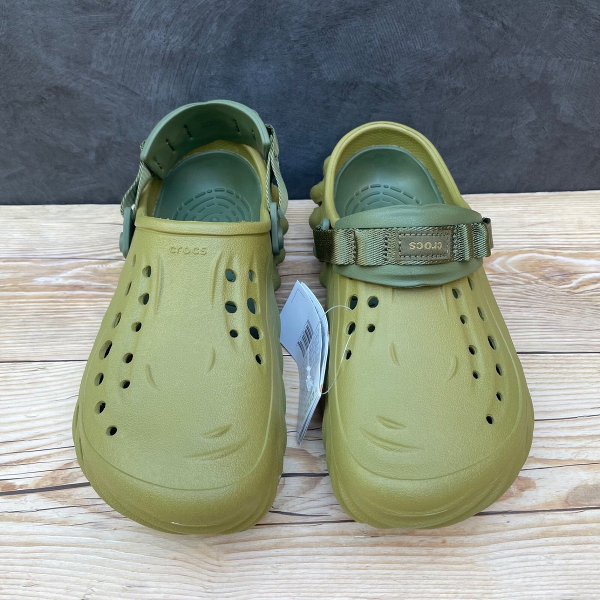 Crocs Echo Clogs Green LiteRide Unisex Men 9 Women 11 NEW Crocs Echo clogs for Girl - Green in USA | Level Shoes main image 2