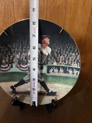 Vintage Babe Ruth The Called Shot Collector's Plate Legends Of