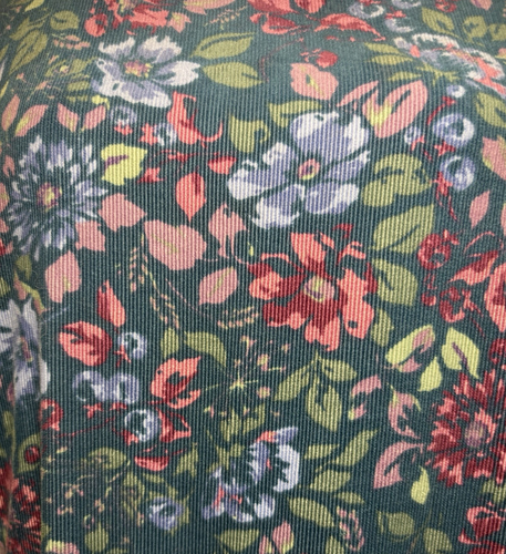 Laura Ashley Vintage Mother And Child Long Sleeve Floral Corduroy Dress Size 14 - Picture 9 of 21