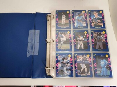 Est 1100 Baseball Card Binder With Cards - Early 90s Est 1100 Baseball Card Binder With Cards - Early 90s