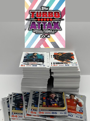 2024 Topps Turbo Attax Formula 1 Complete Your Set Pick Choose Singles 201-312