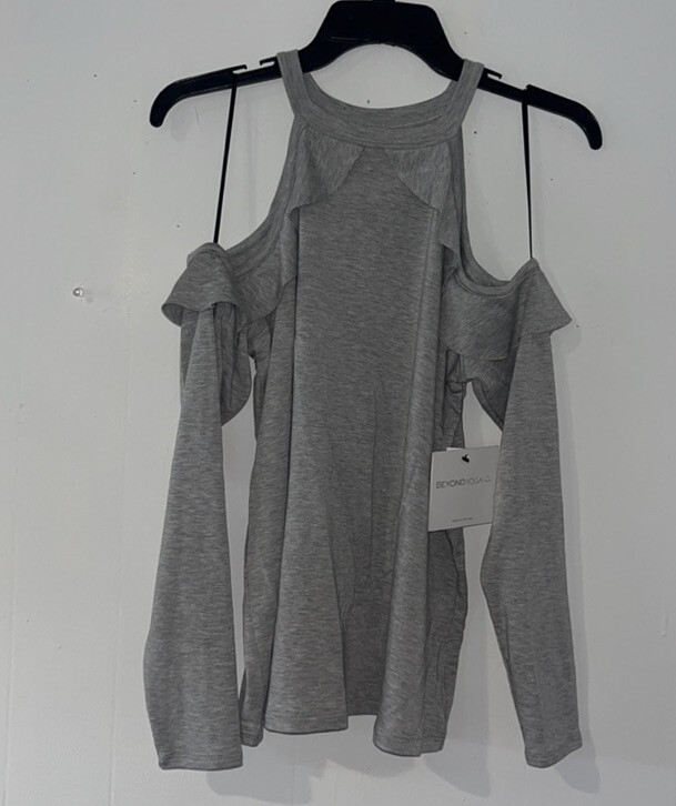 Beyond Yoga Women's Modal Baby Terry Frill Seeker Pullover S