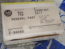 NEW(open box)Allen Bradley Contact Kit Z-34040 Size 3 100 AMP 1-Pole