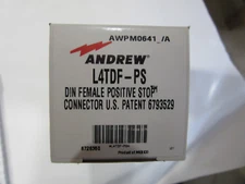 Commscope Andrew L4TDF-PS Din Female Position Stop Connector NEW!!! in Box