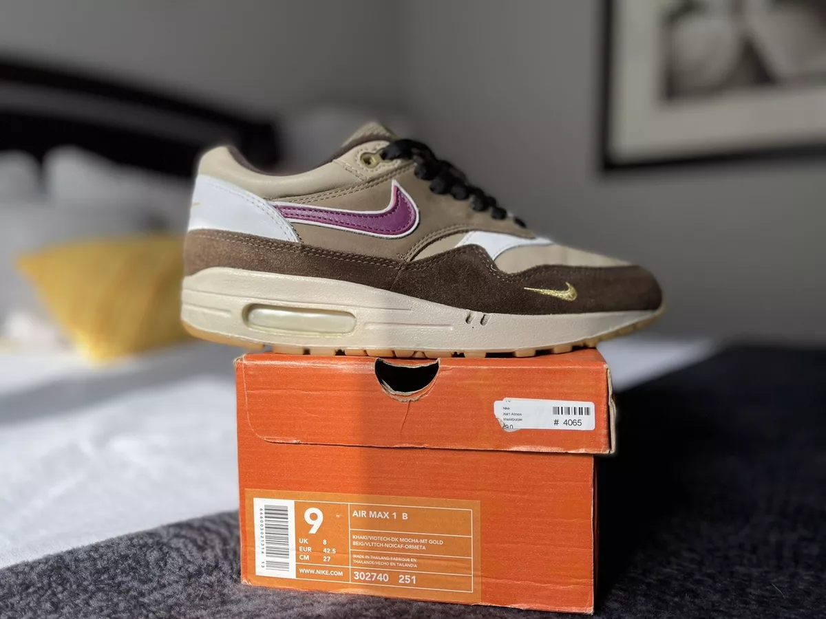 Onzeker Dressoir Nachtvlek Rare Size 9- Nike Air Max 1 B x Atmos Viotech 2003 Patta Parra Tier 0 | eBay