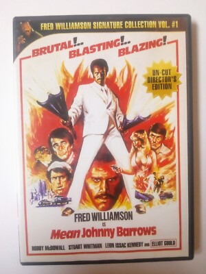 Mean Johnny Barrows (DVD, 1976) Fred Williamson : Code Red OOP