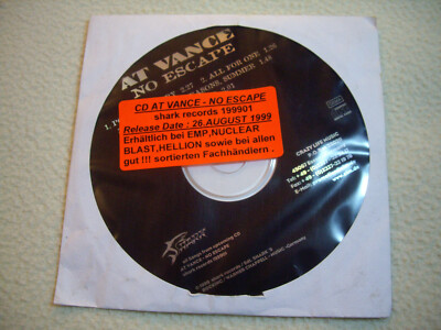 At Vance - No Escape - Promo CD Shark Records - 1999